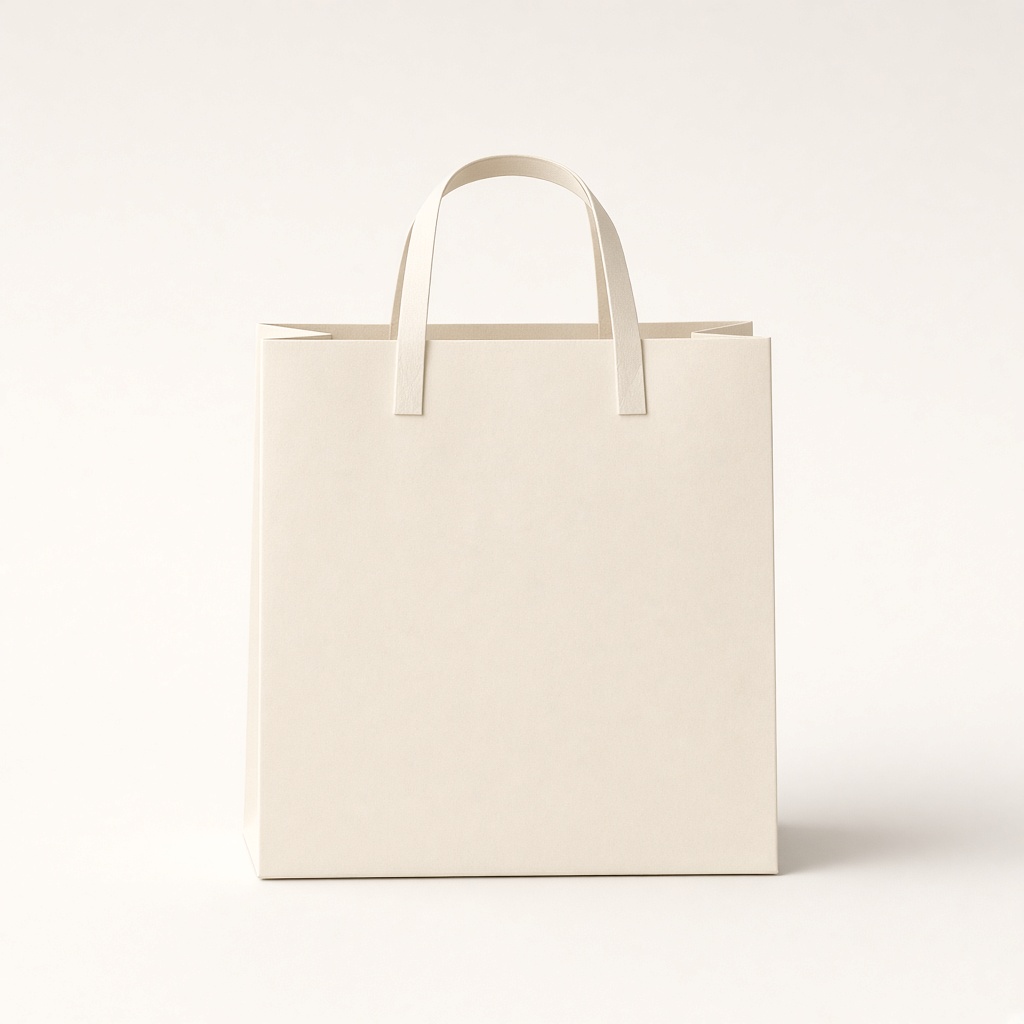 Flat Handle Paper Bag